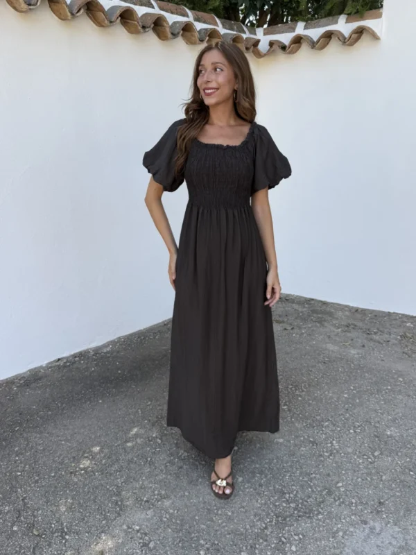 Vestido Farol Choco