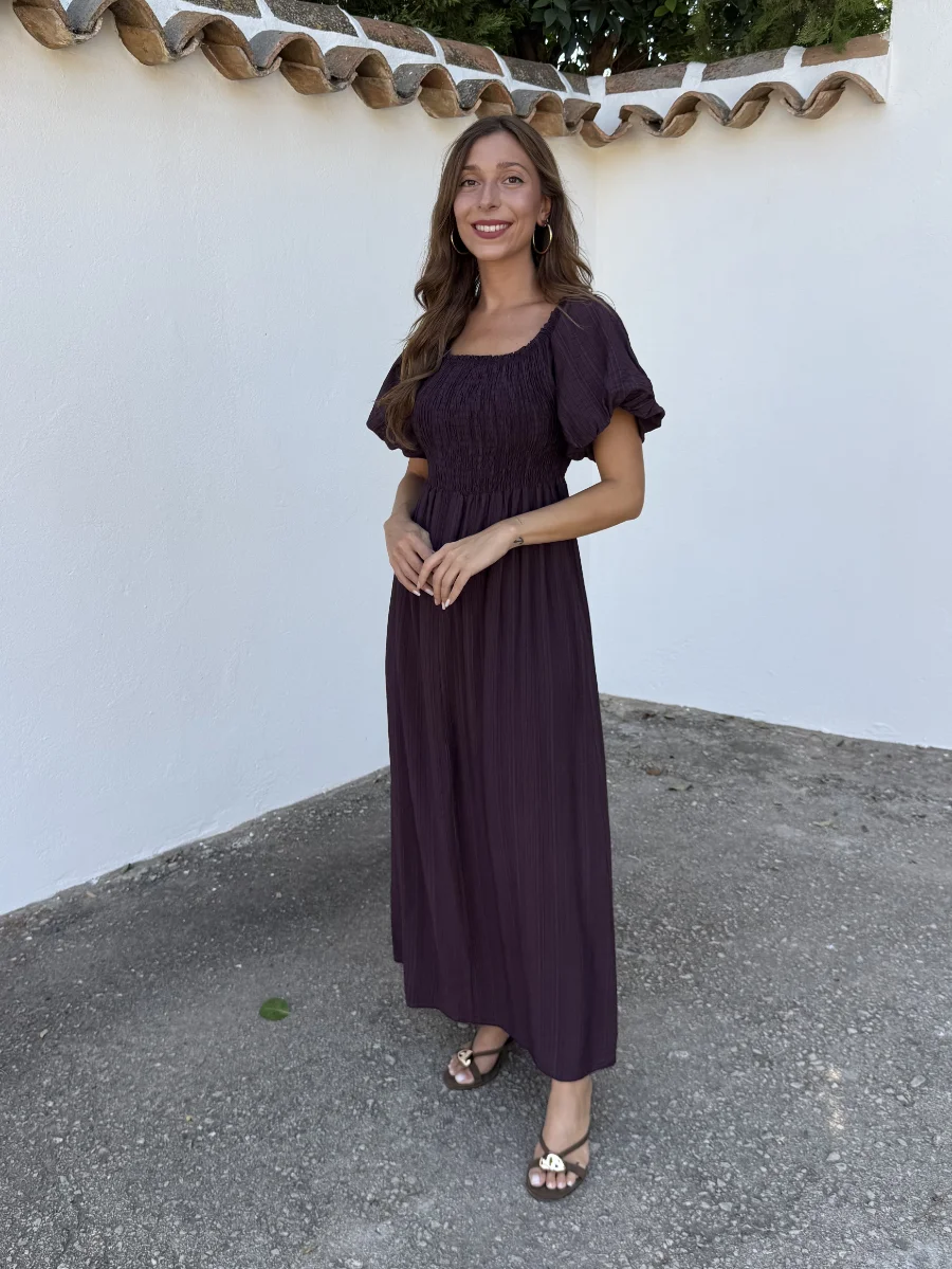 Vestido Farol Vino - Imagen 4