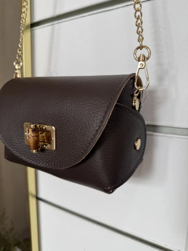 Bolso Mini Bambú Chocolate
