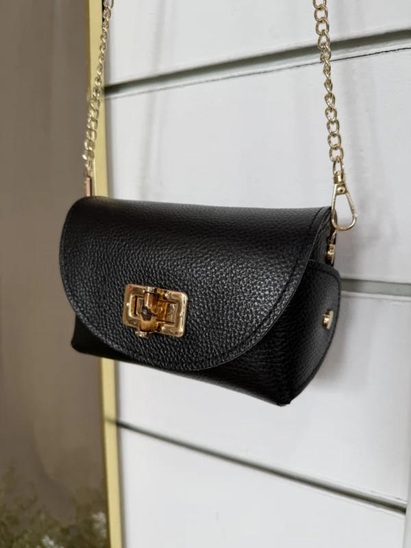 Bolso Mini Bambú Negro