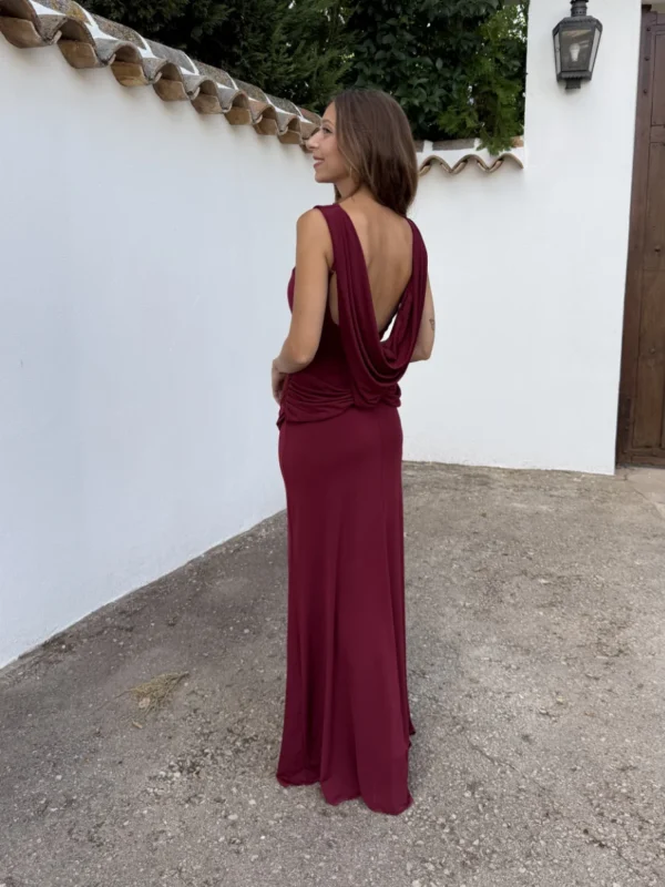 Vestido Manhattan Burdeos