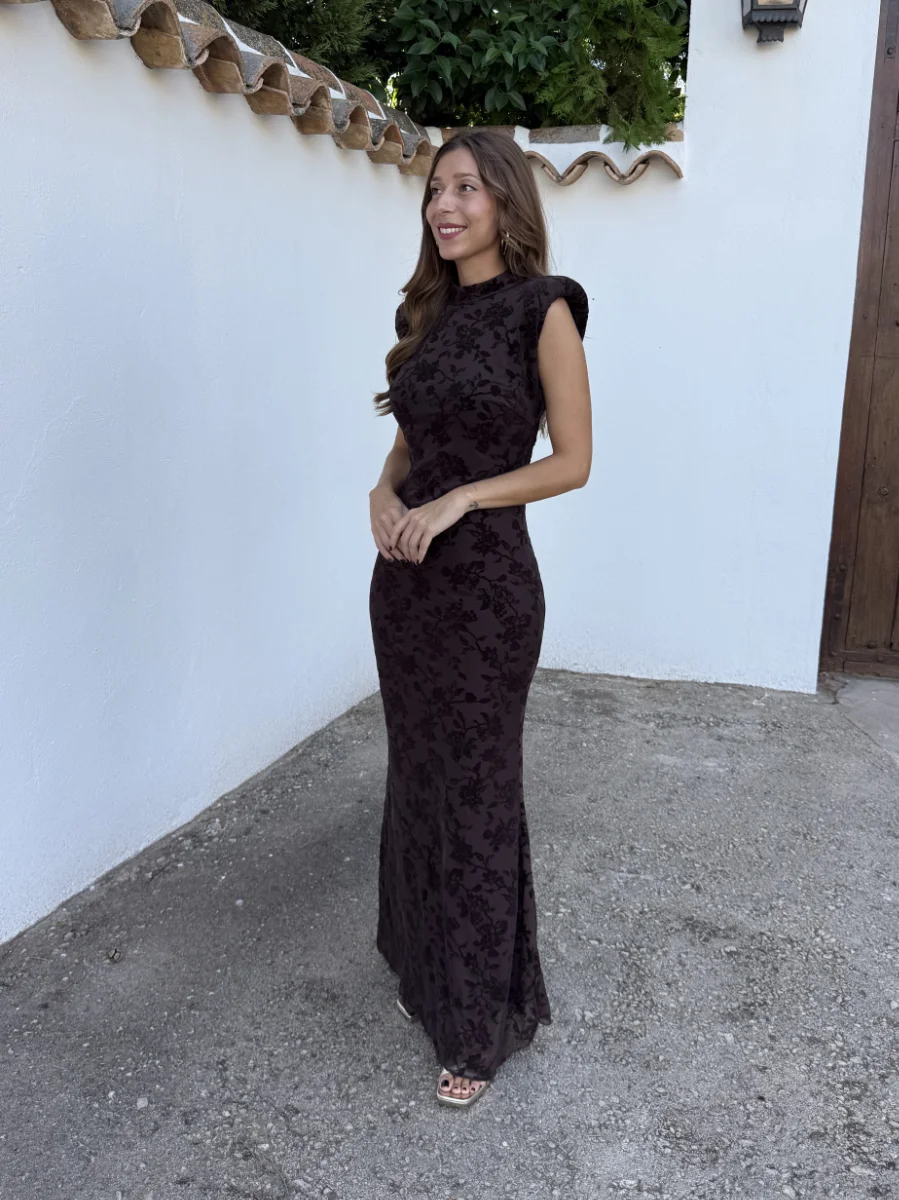Vestido Irina Chocolate - Imagen 5