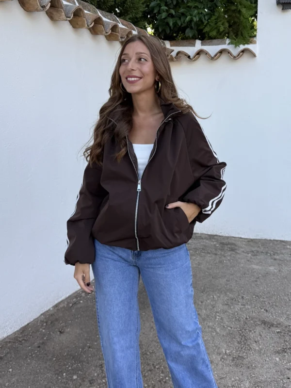 Chaqueta Bomber Chocolate