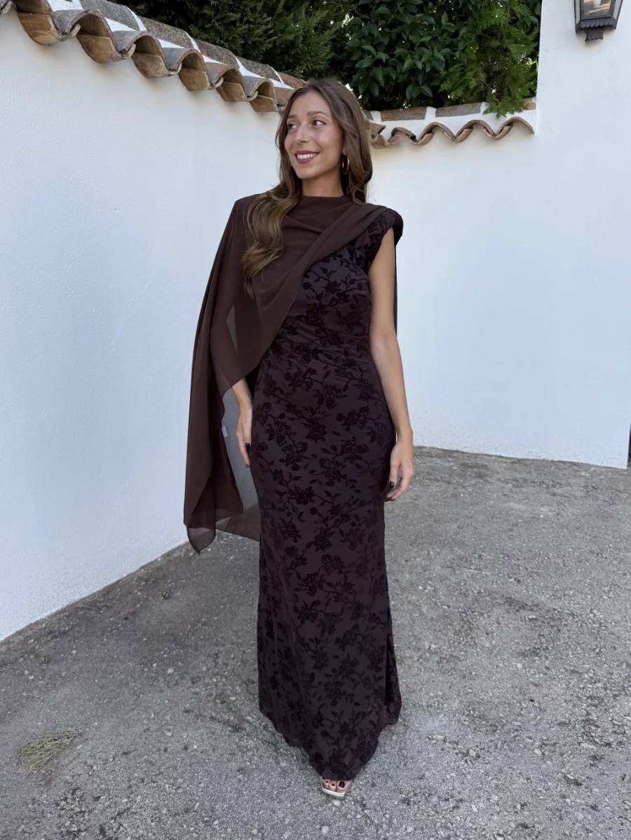 Vestido Irina Chocolate - Imagen 3
