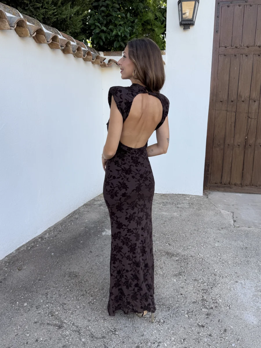 Vestido Irina Chocolate - Imagen 4