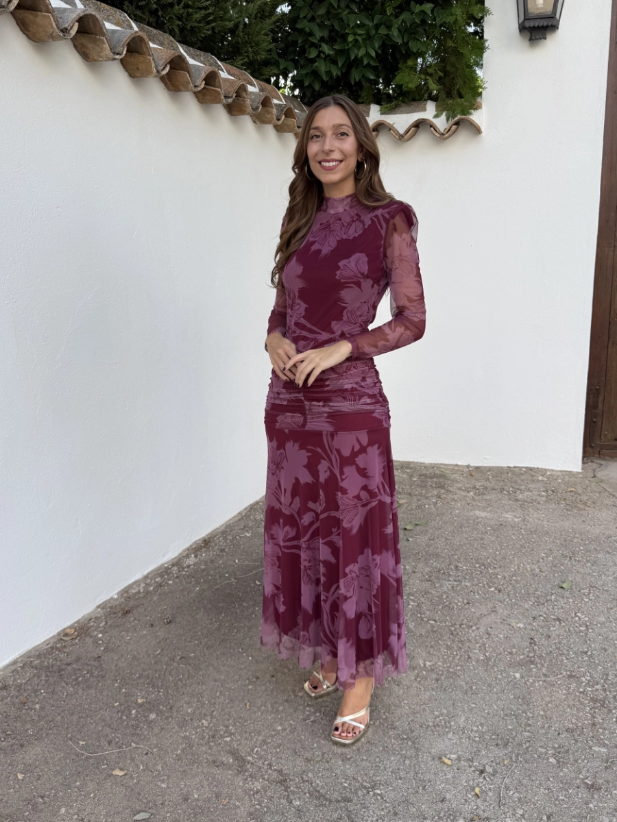 Vestido Paola Rosa