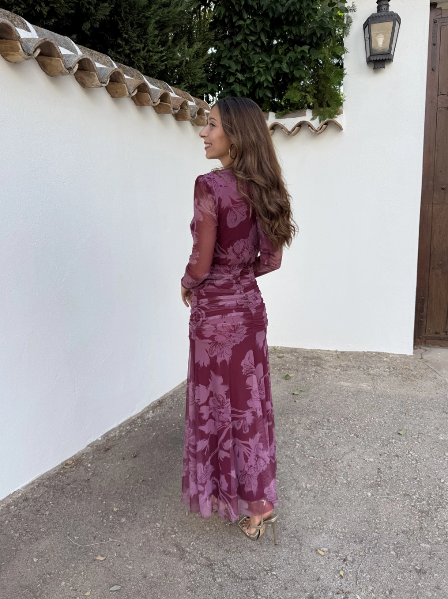 Vestido Paola Rosa - Imagen 2