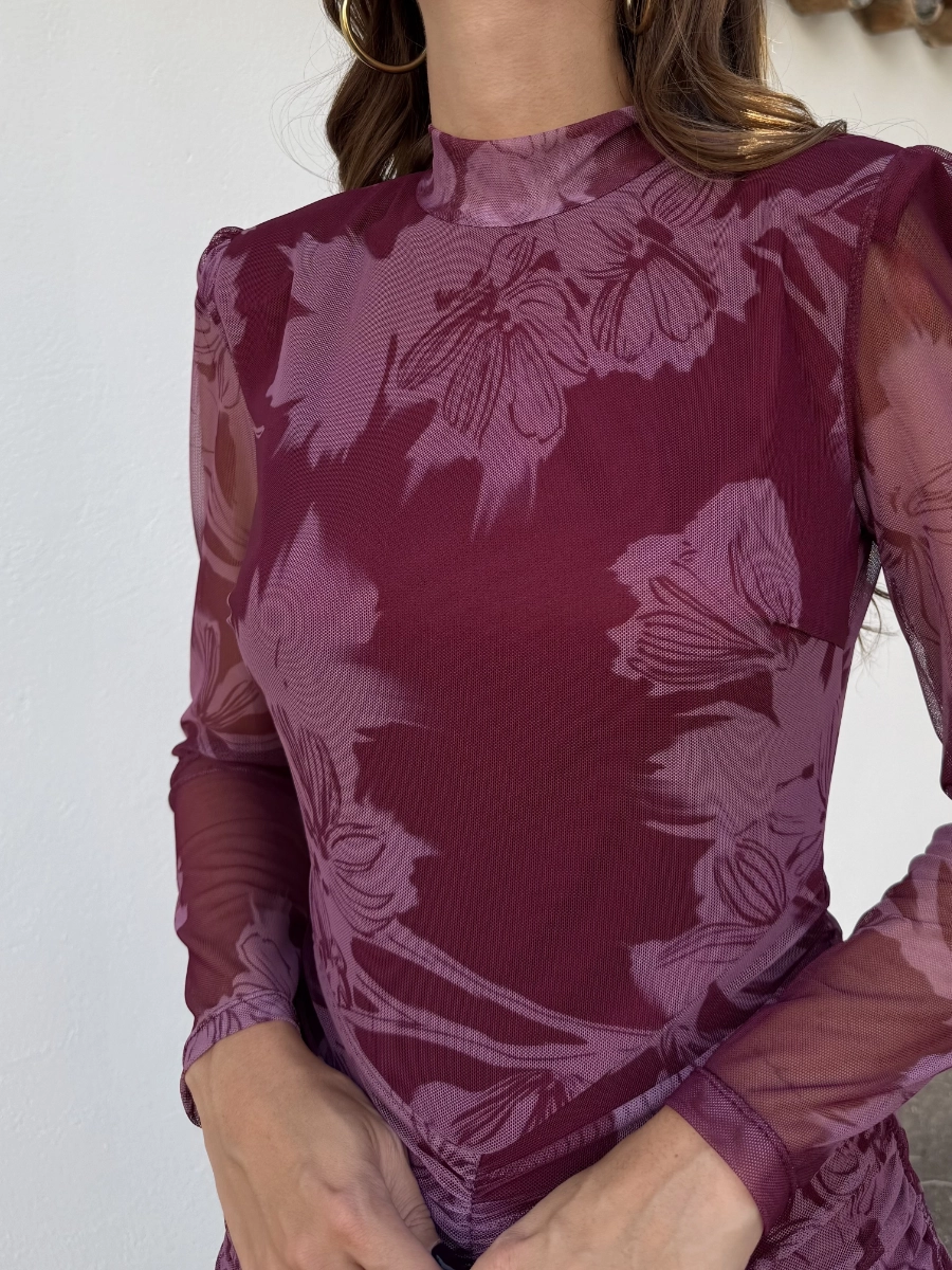 Vestido Paola Rosa - Imagen 3