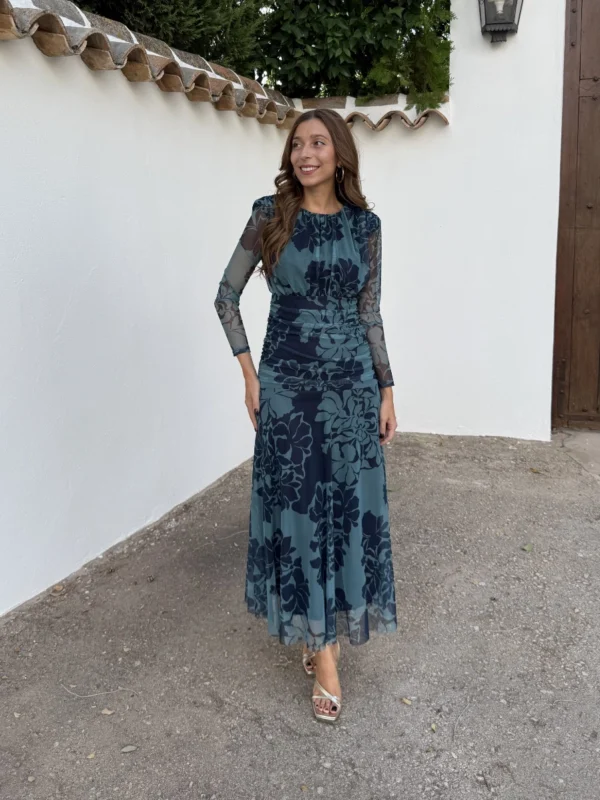 Vestido Portugal Turquesa