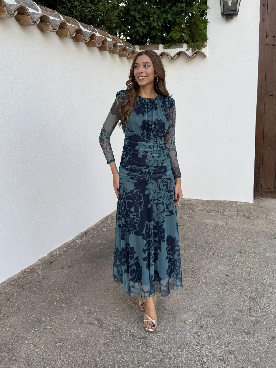 Vestido Portugal Turquesa