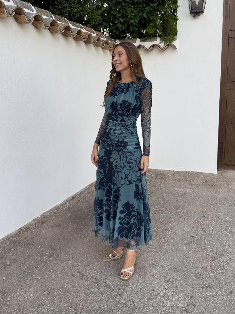 Vestido Portugal Turquesa - Imagen 3