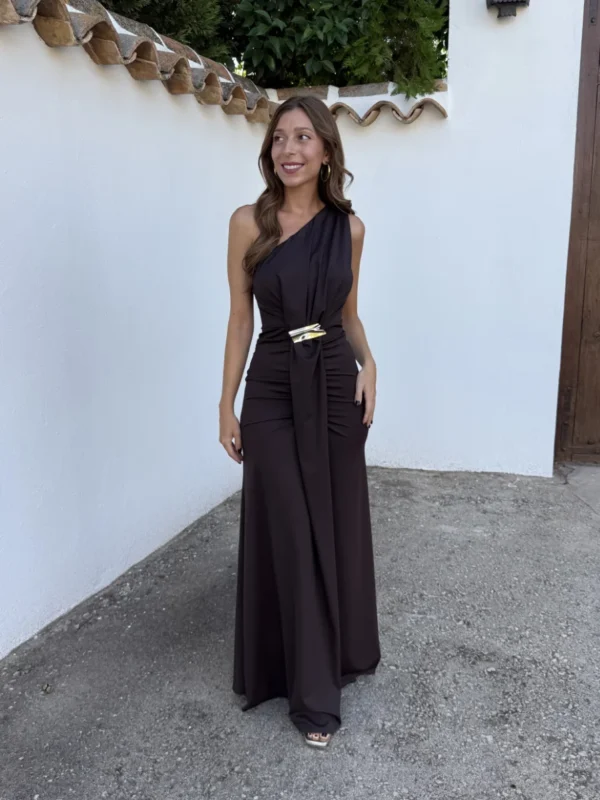 Vestido Beatriz Marrón