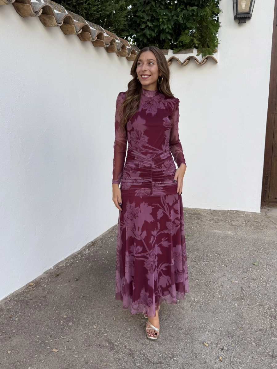 Vestido Paola Rosa - Imagen 4