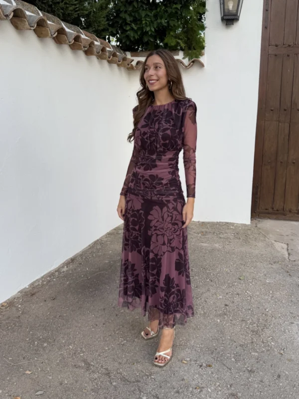 Vestido Portugal Morado - Talla única