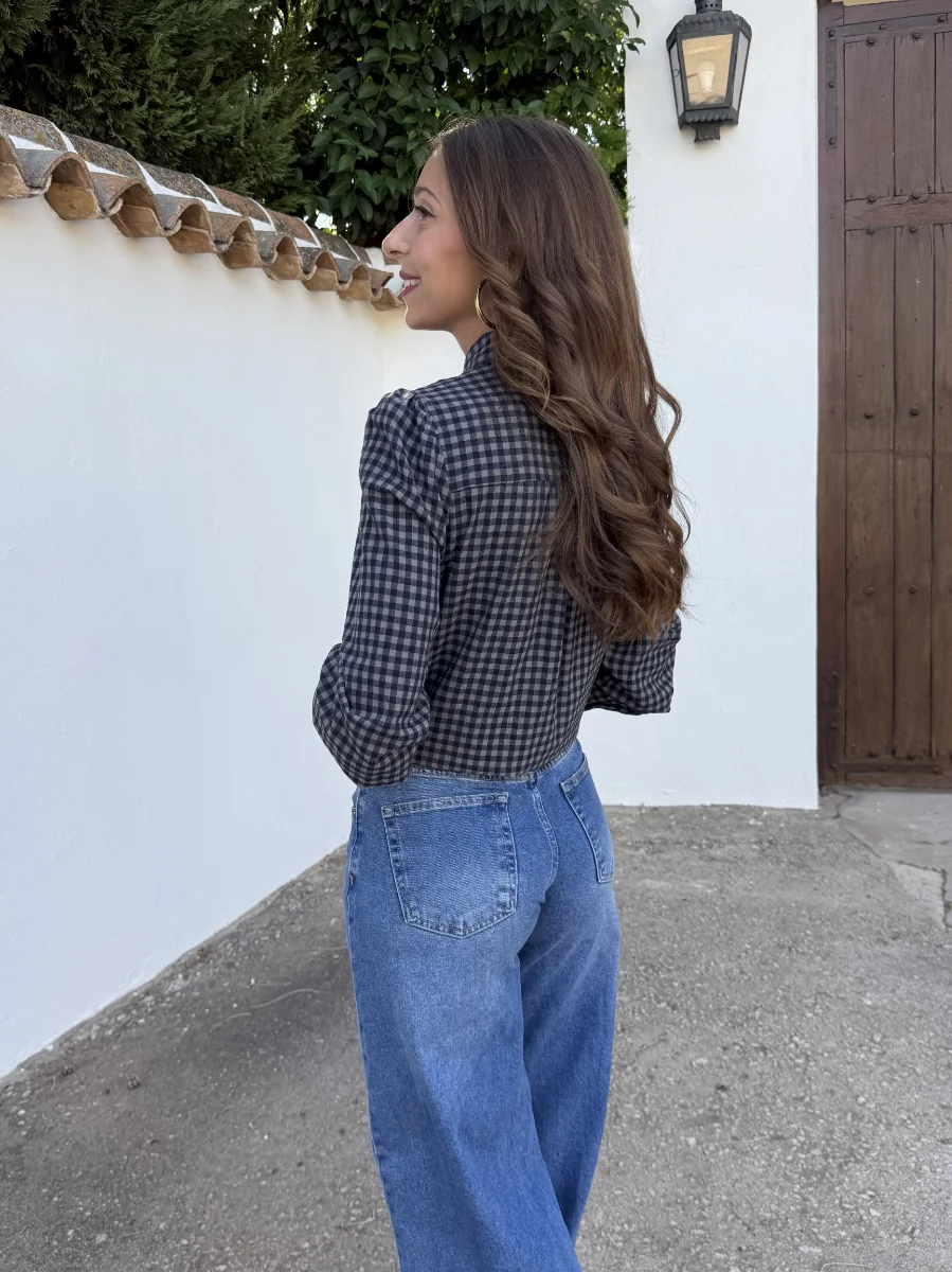 Camisa Diana Lazo Azul Marino - Imagen 3