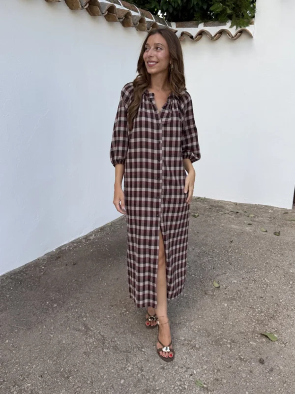 Vestido Camisero Cuadros