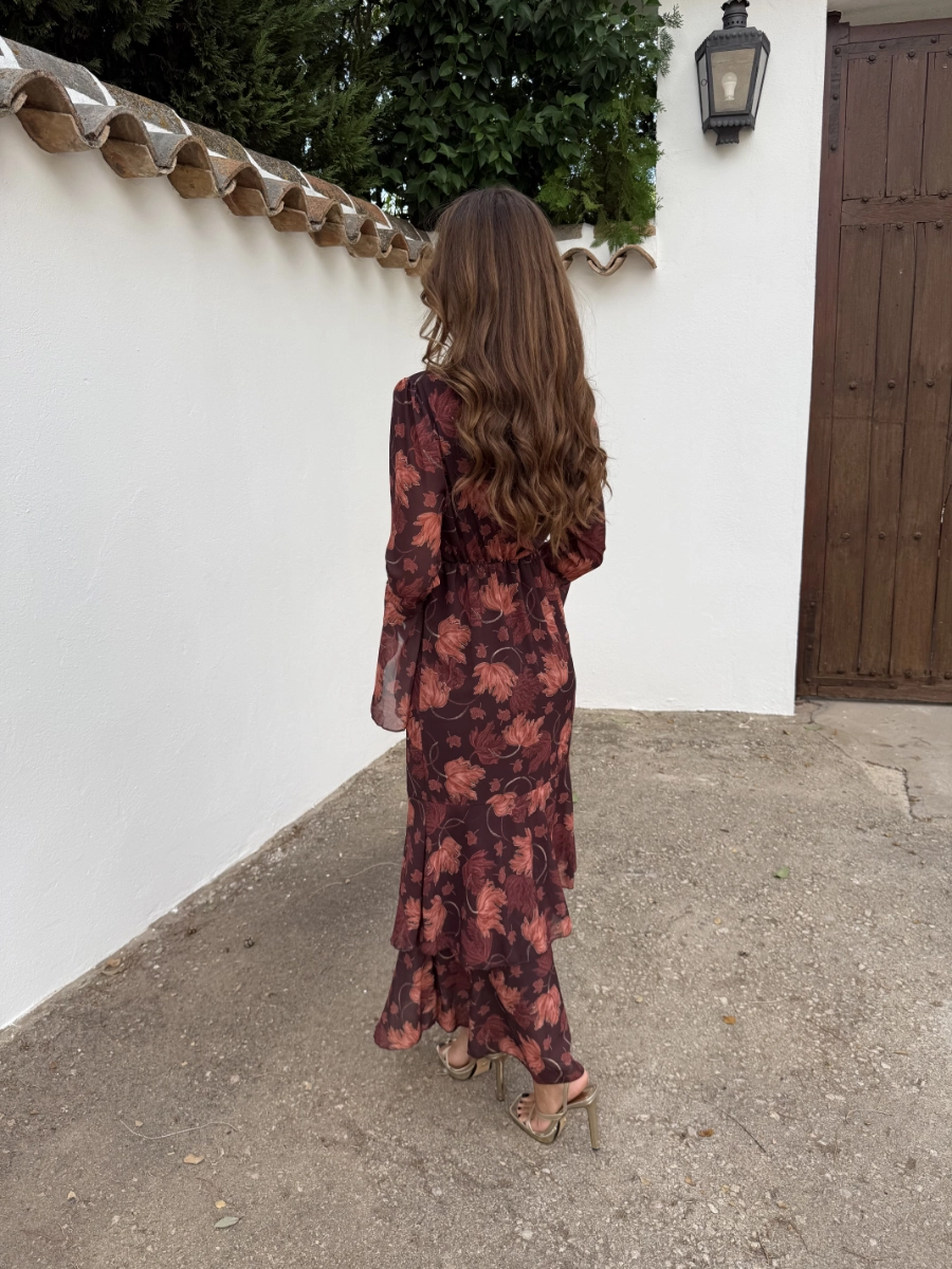 Vestido Cata Marrón - Imagen 3