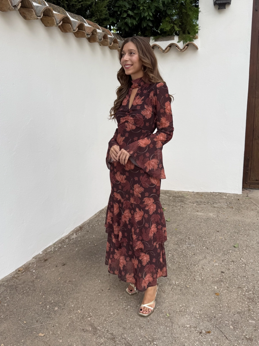 Vestido Cata Marrón - Imagen 4