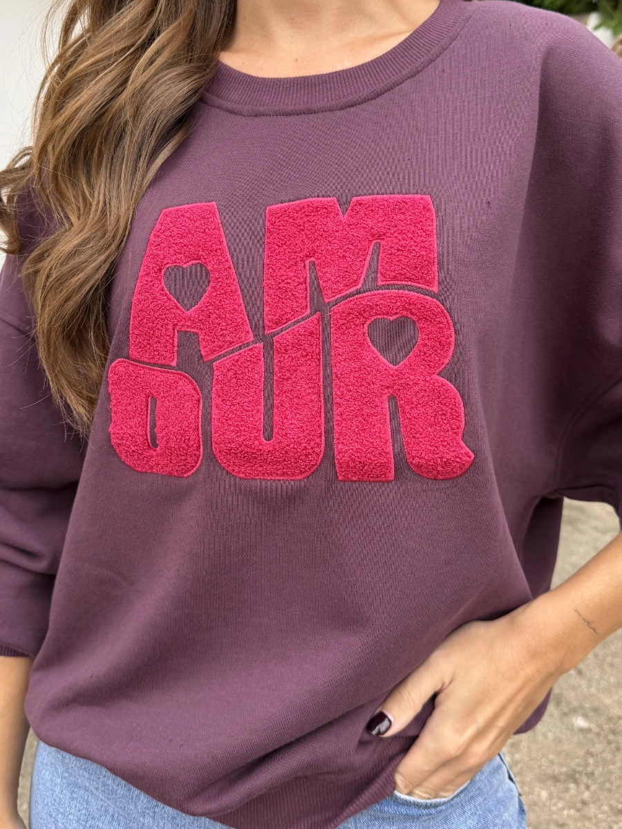 Sudadera Amour Vino - Imagen 2