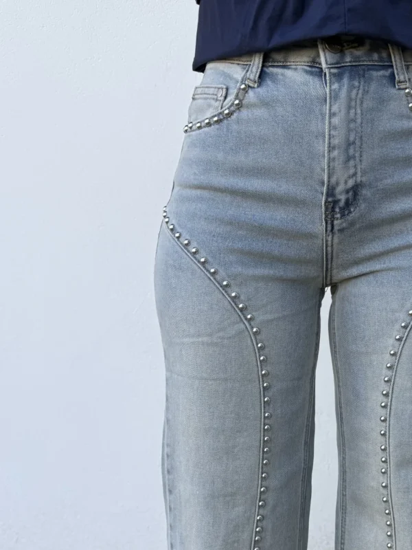 Pantalón Vaquero Tachuelas