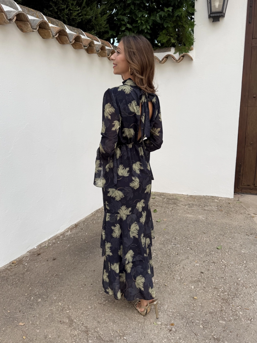 Vestido Cata Azul Marino - Imagen 4