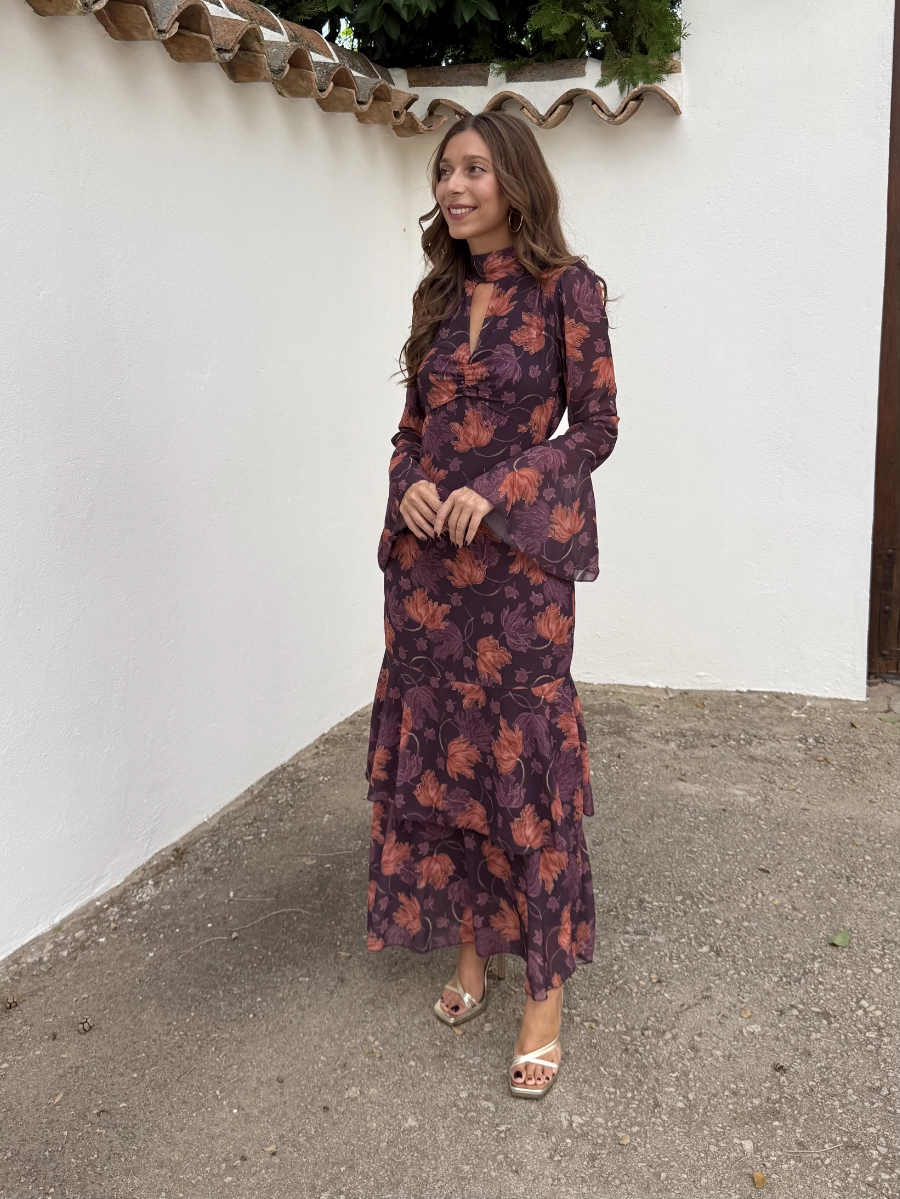 Vestido Cata Morado - Imagen 3