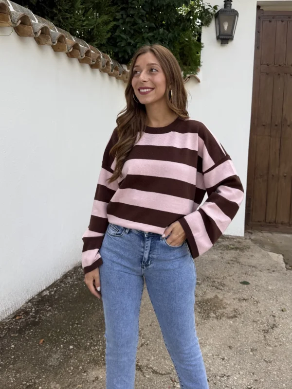Jersey Dana Oversize Rosa