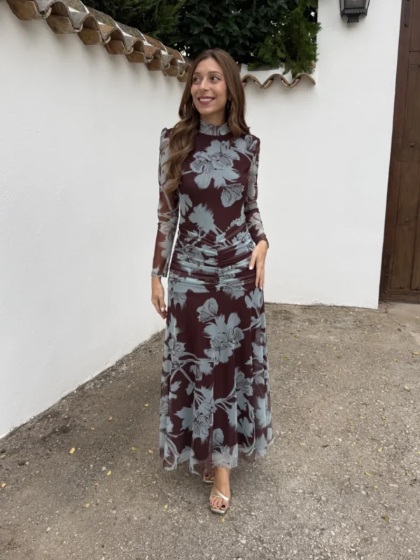 Vestido Wendy Marrón