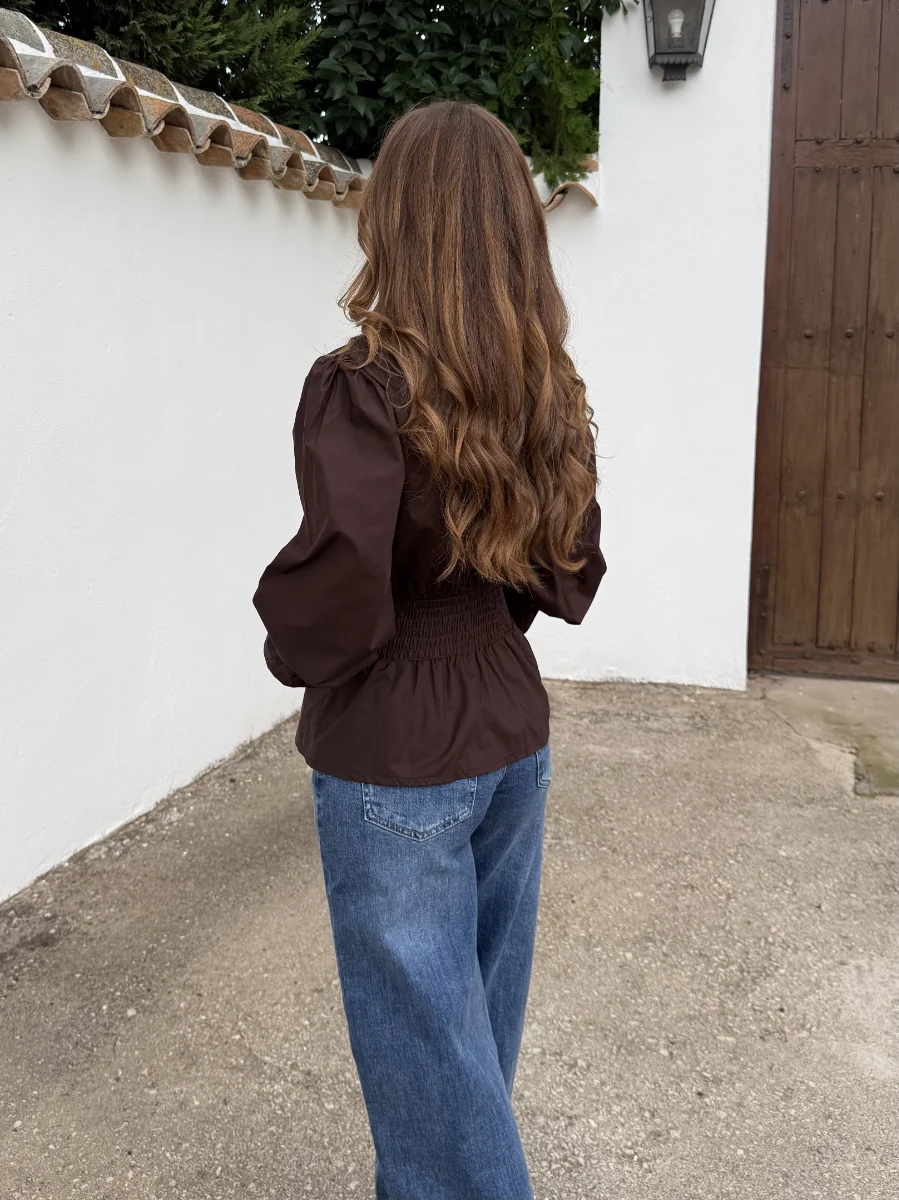 Blusa Fajín Marrón - Imagen 3