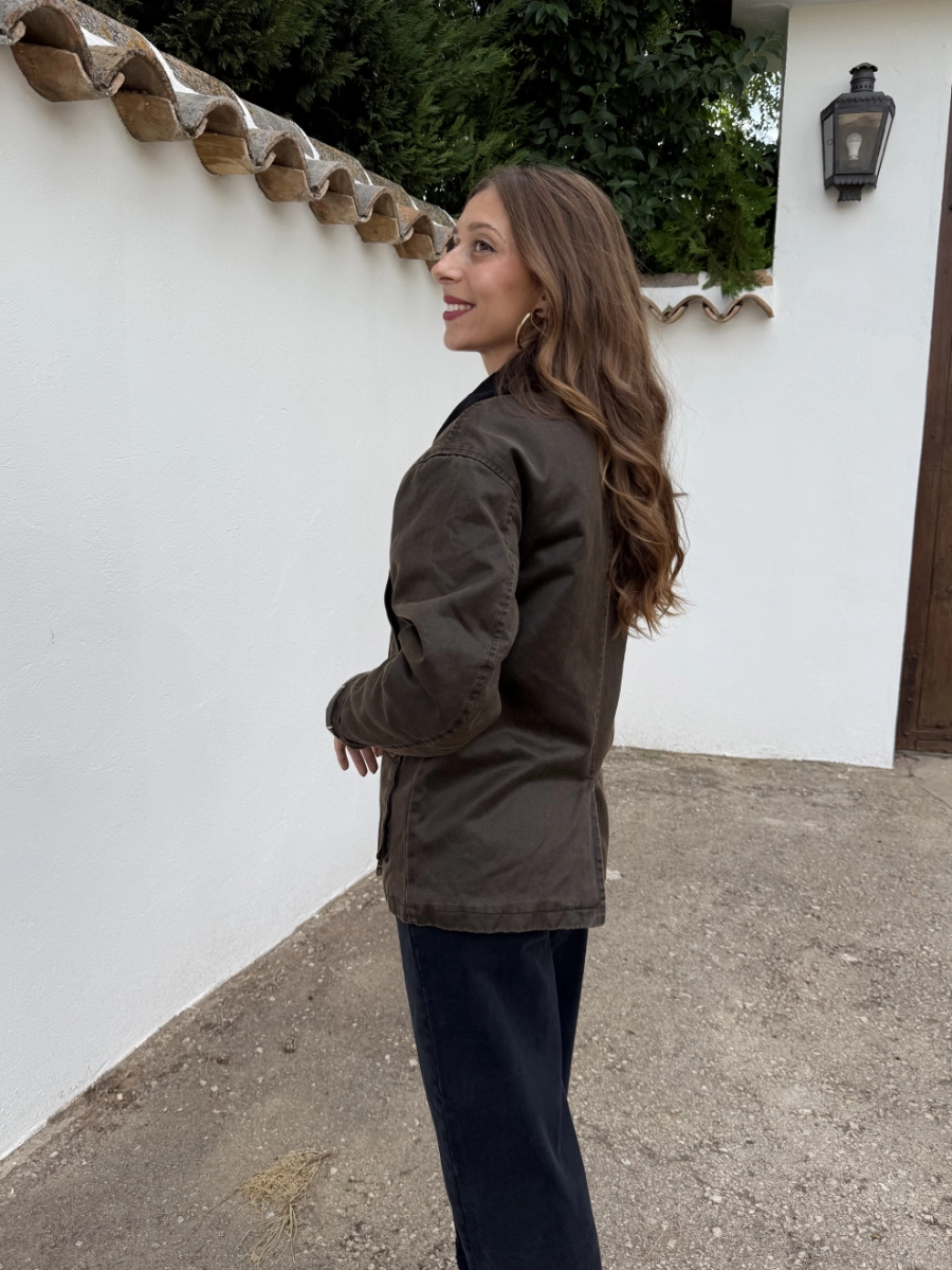 Parka Encerada Marrón - Imagen 5