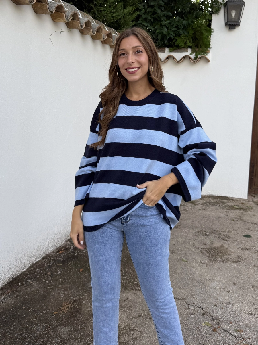 Jersey Dana Oversize Azul