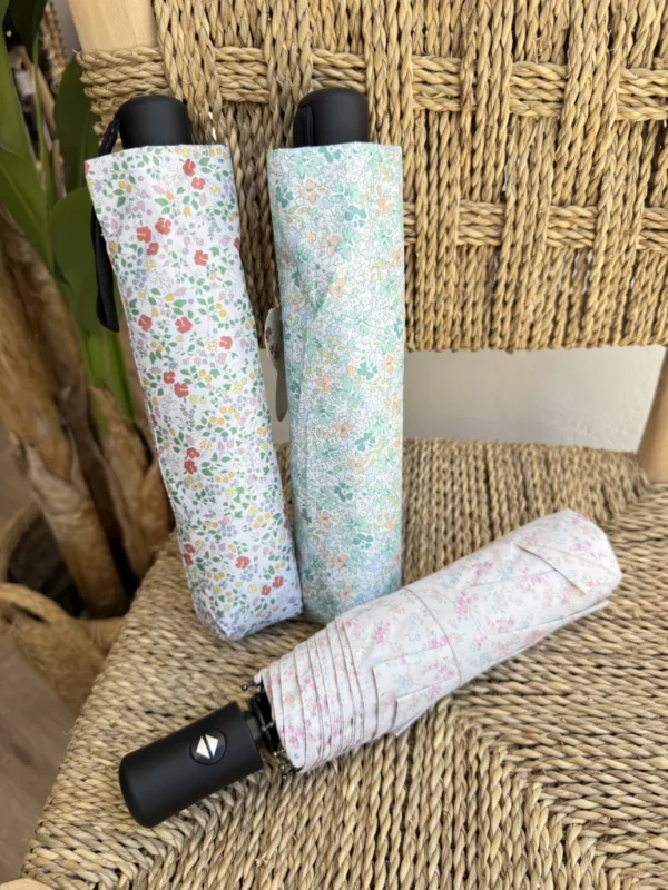 Paraguas Plegable Flores