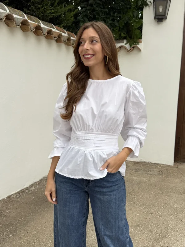 Blusa Fajín Blanco