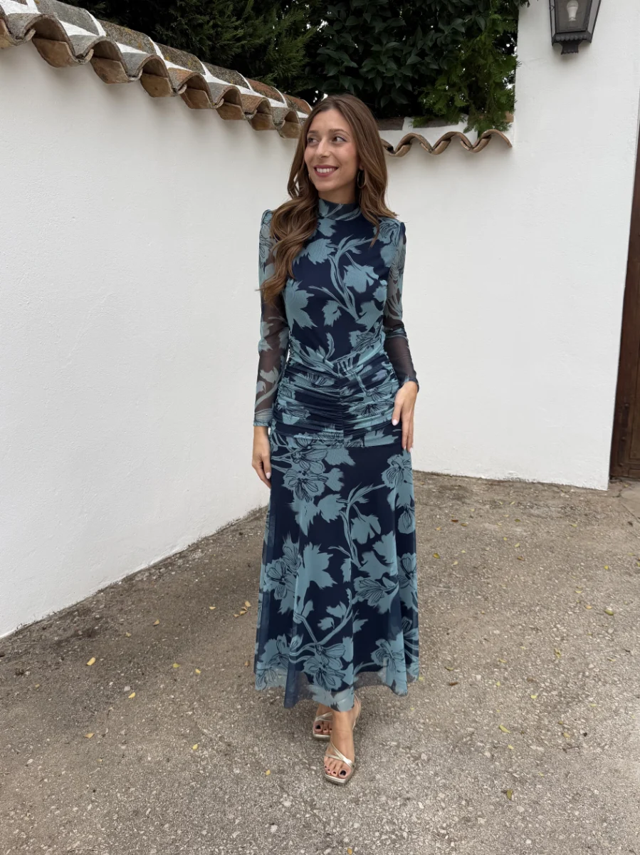 Vestido Wendy Azul Marino
