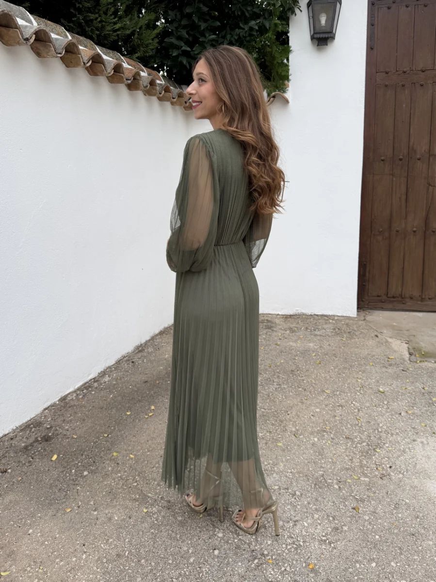 Vestido Liria Kaki - Imagen 3