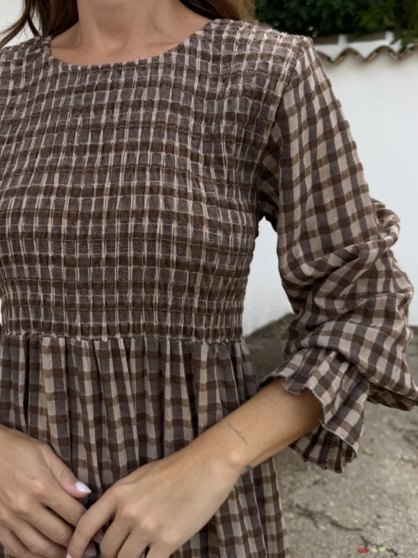 Vestido Burgos Camel - Talla única