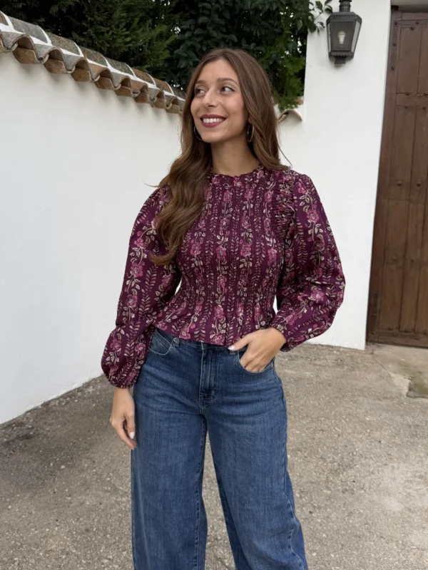 Blusa Ivanna Burdeos