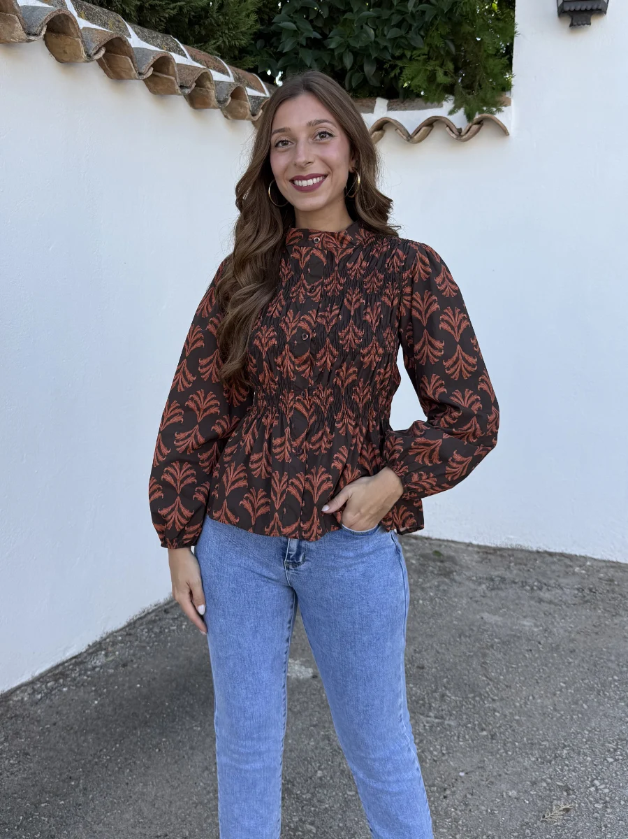Camisa Ángela Marrón