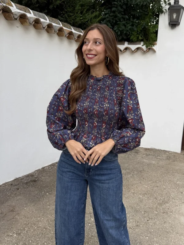 Blusa Ivanna Azul Marino