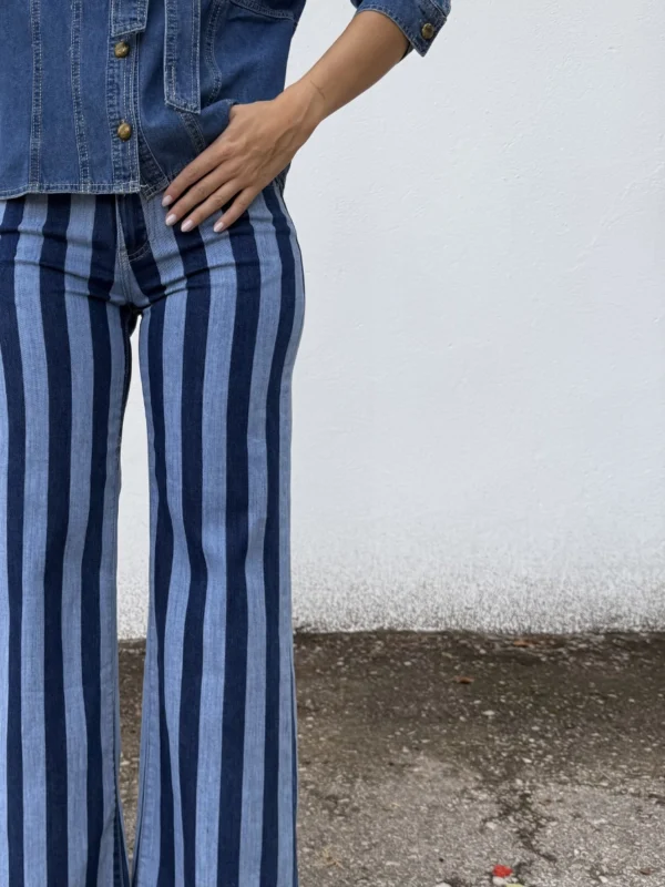 Pantalón Vaquero Rayas Fantasy