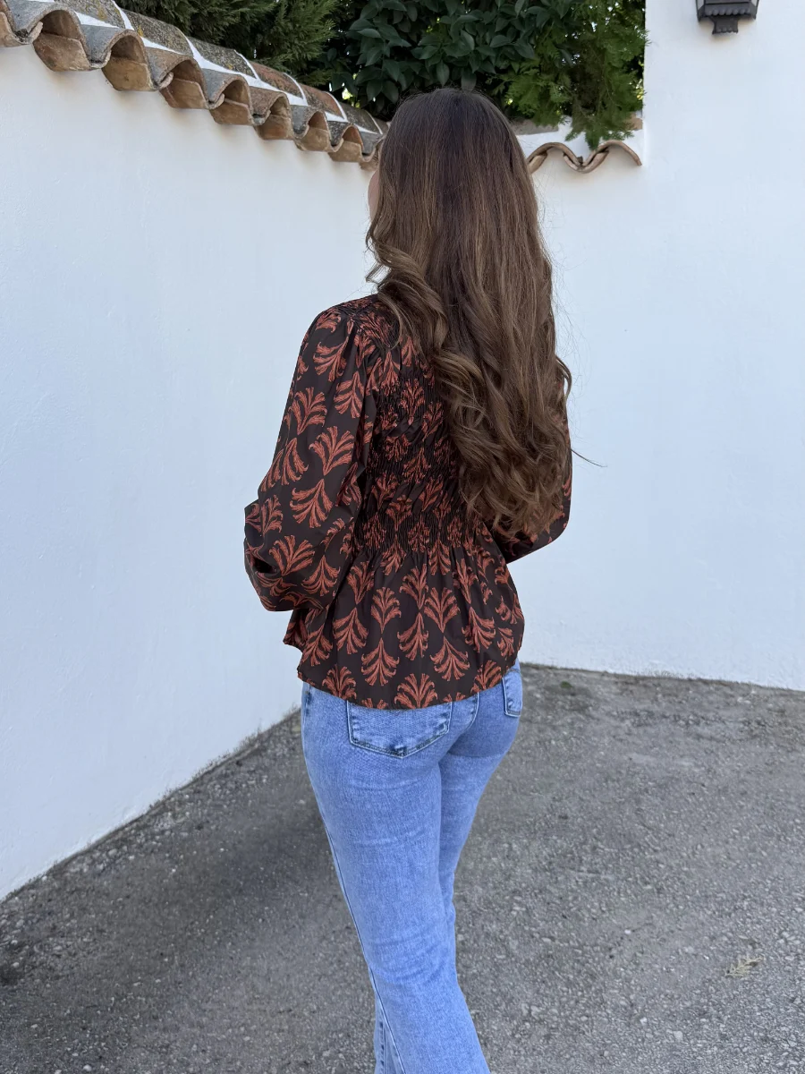 Camisa Ángela Marrón - Imagen 3