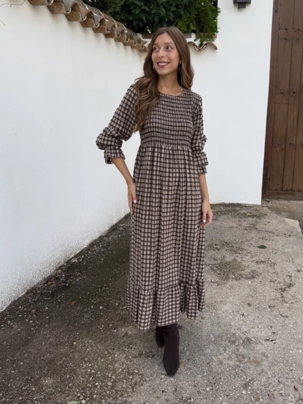 Vestido Burgos Oscuro - Talla única