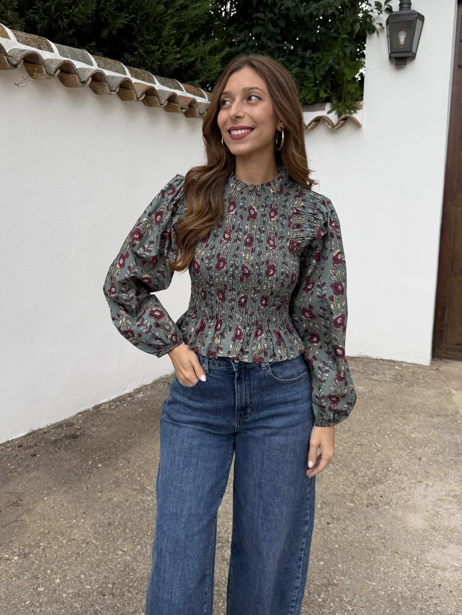 Blusa Ivanna Aguamarina - Imagen 4