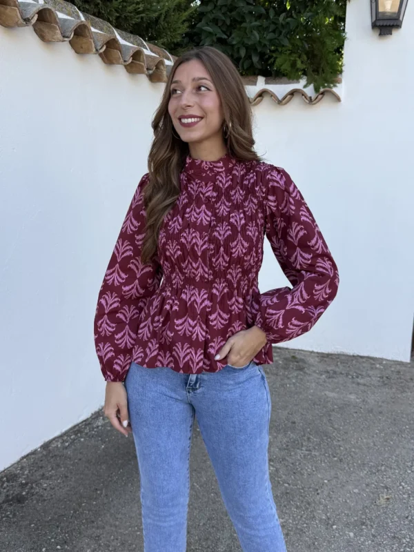 Camisa Ángela Vino