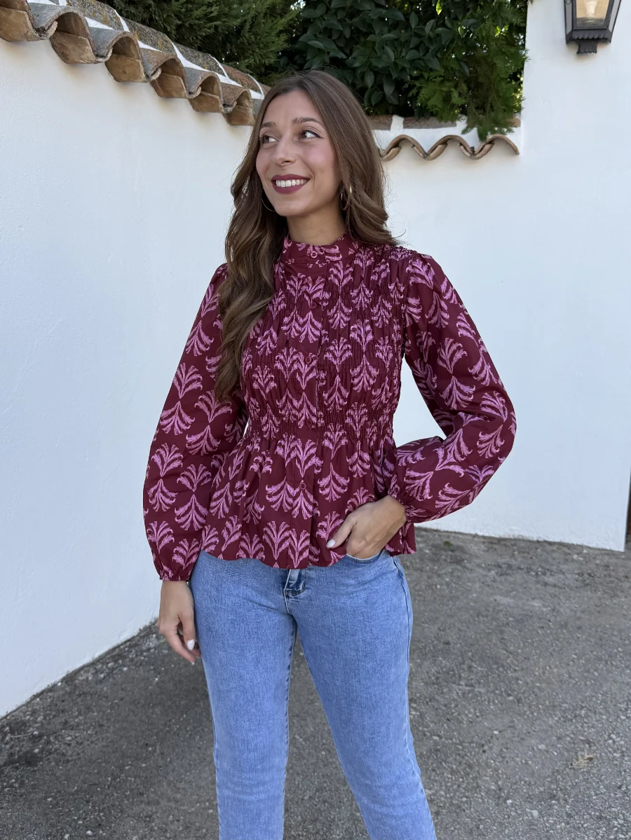 Camisa Ángela Vino