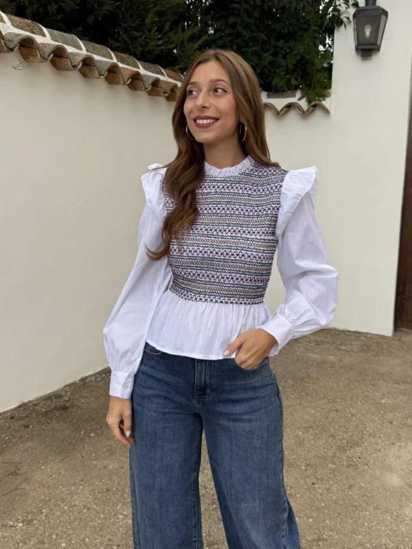 Blusa Croacia Blanco - Talla única