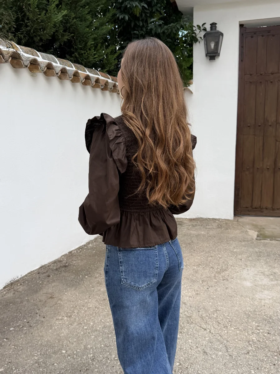 Blusa Croacia Marrón - Imagen 3