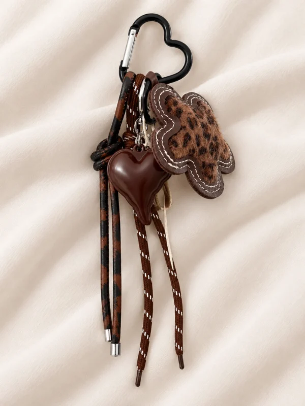 Llavero/Charm Flor Animal Print